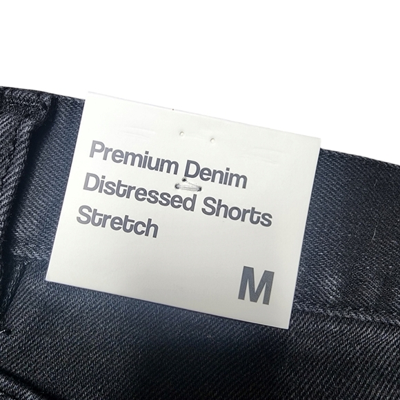 NWT Love Tree Denim Black Women's Shorts - Picture 4 of 8